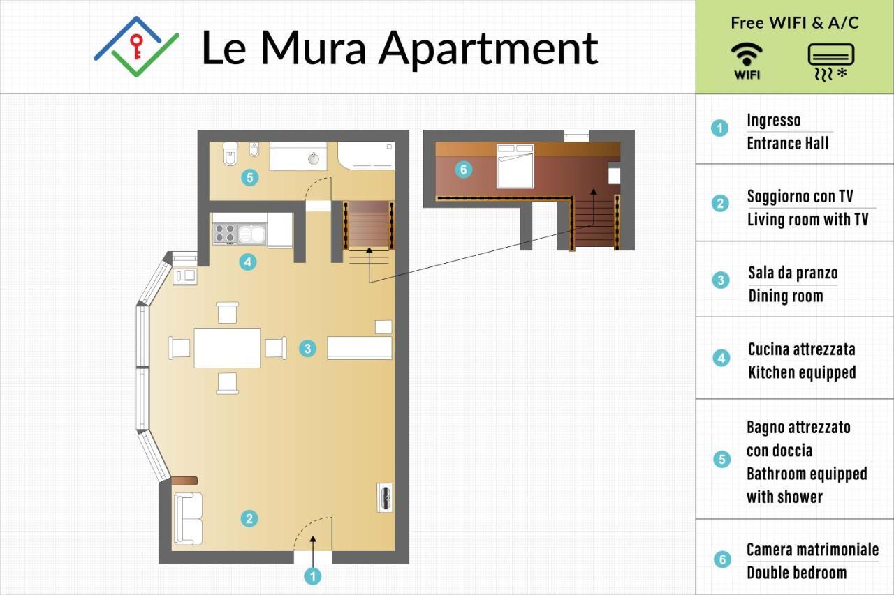 Le Mura Apartment By Tuscanywego Pisa Dış mekan fotoğraf